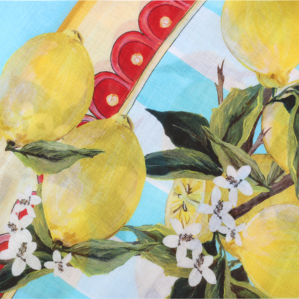 DOLCE & GABBANA-Lemon Scarf-LAZZARO