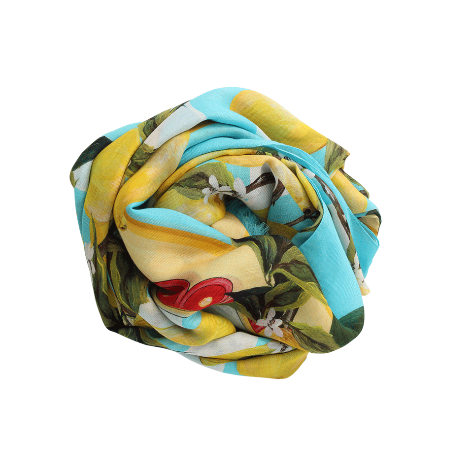 DOLCE & GABBANA-Lemon Scarf-LAZZARO