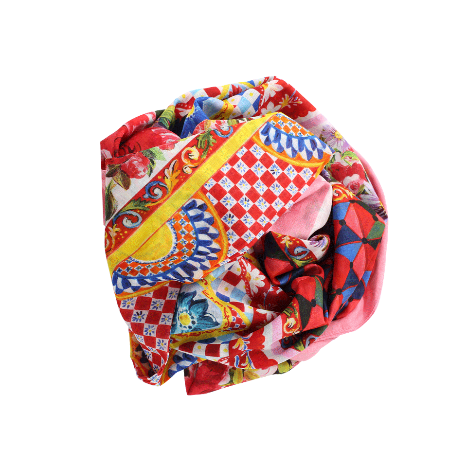 DOLCE & GABBANA-Mamba Printed Scarf-MAMBA