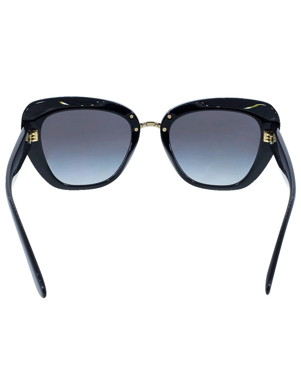 DOLCE & GABBANA-Black Gradient Sunglasses-BLACK