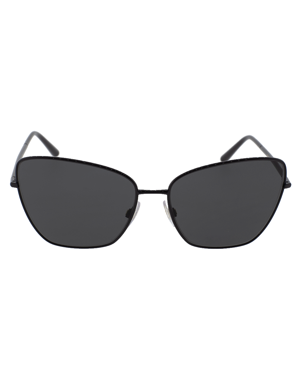 DOLCE & GABBANA-Metal Frame Sunglasses-BLACK