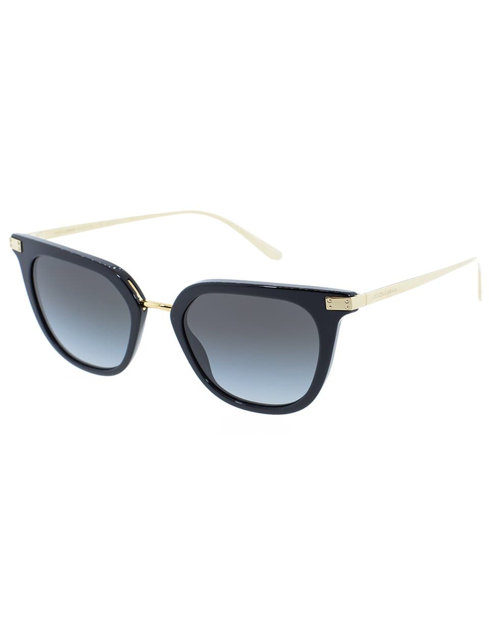 DOLCE & GABBANA-Panthos Shapes Sunglasses-BLACK