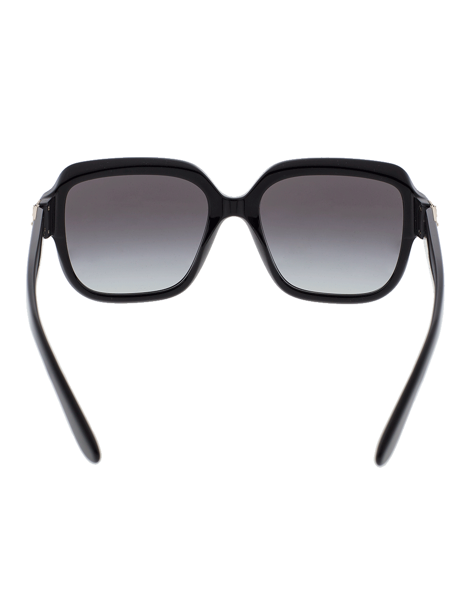 DOLCE & GABBANA-Square Frame Sunglasses-BLACK