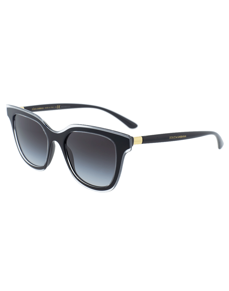 DOLCE & GABBANA-Wayfarer Sunglasses-BLACK