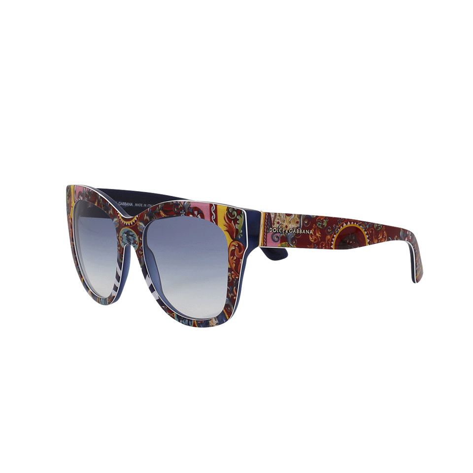 DOLCE & GABBANA-Handcart Sunglasses-BLUE
