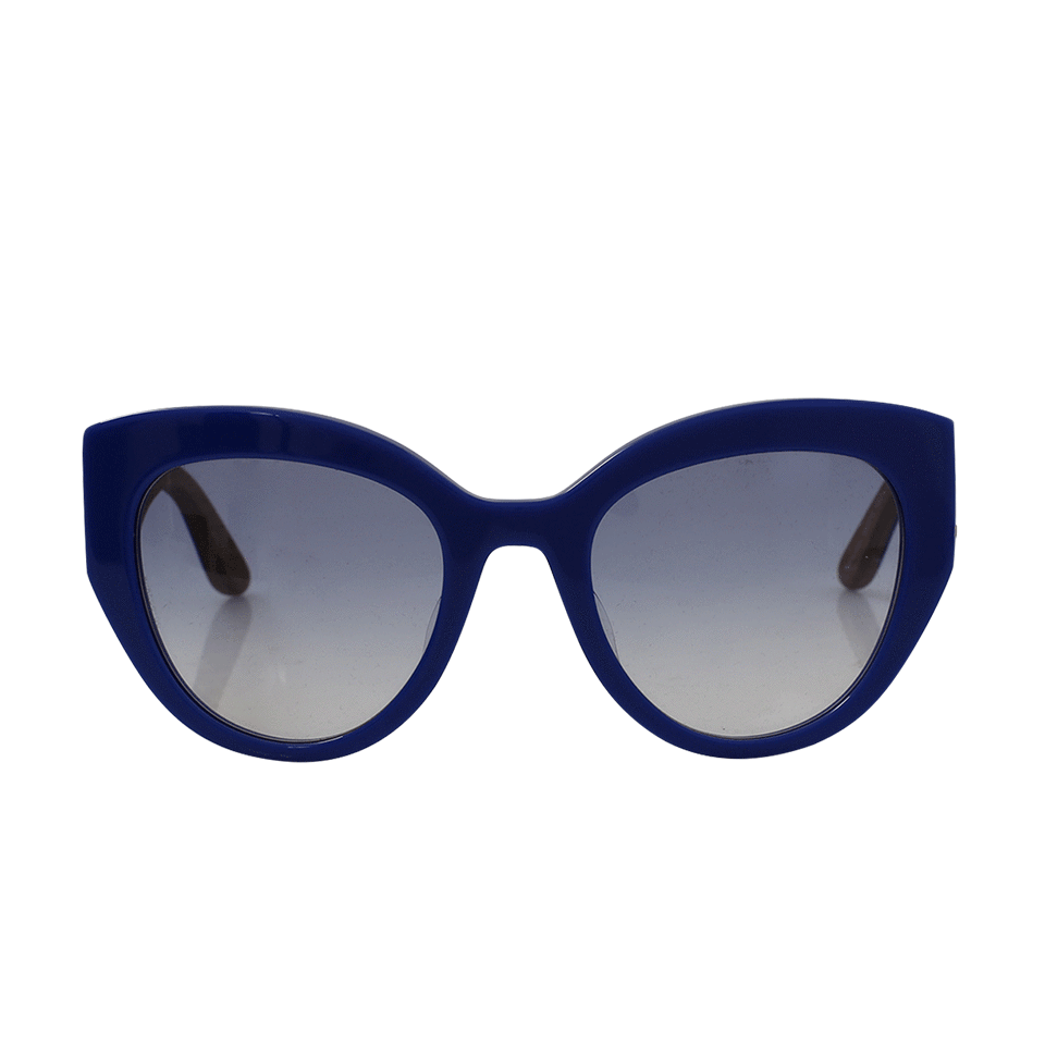 DOLCE & GABBANA-Printed Sunglasses-BLUE