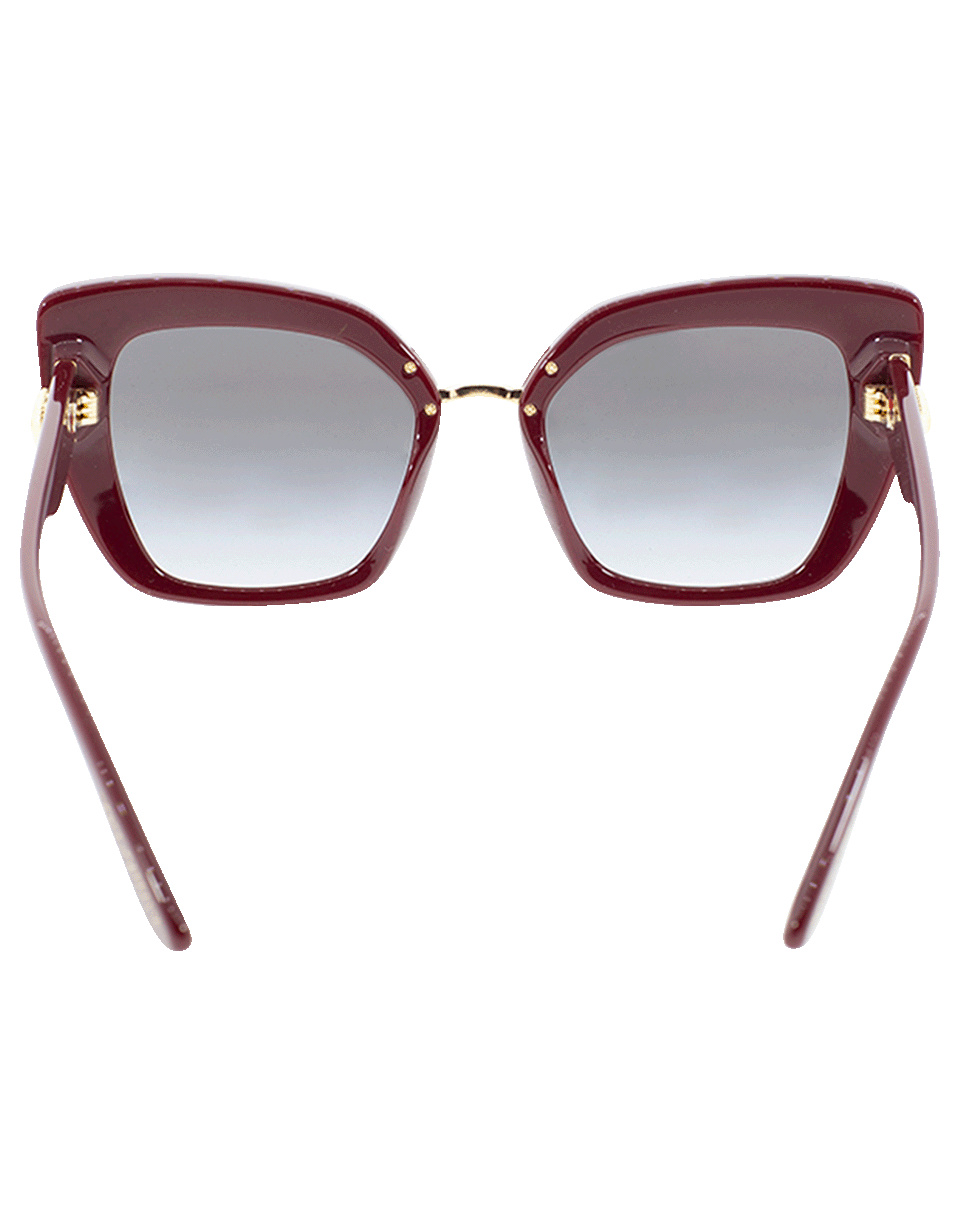 DOLCE & GABBANA-Bordeaux Devotion Sunglasses-BORDEAUX