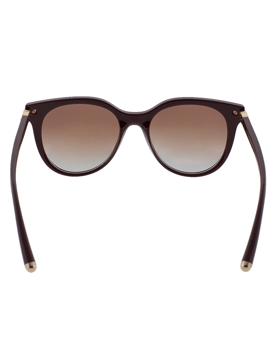 DOLCE & GABBANA-Medium Frame Sunglasses-BORDEAUX