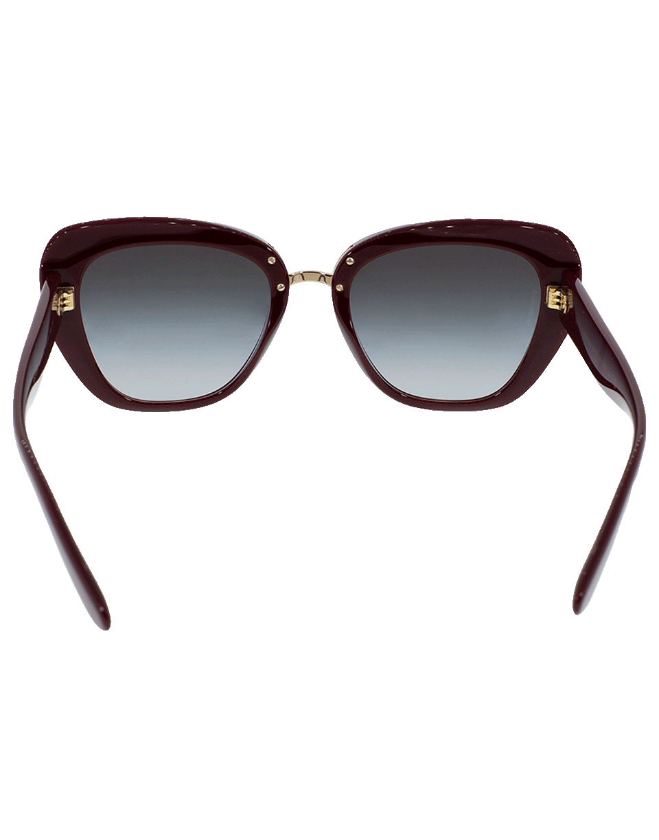 DOLCE & GABBANA-Gradient Sunglasses-BORD/GRY