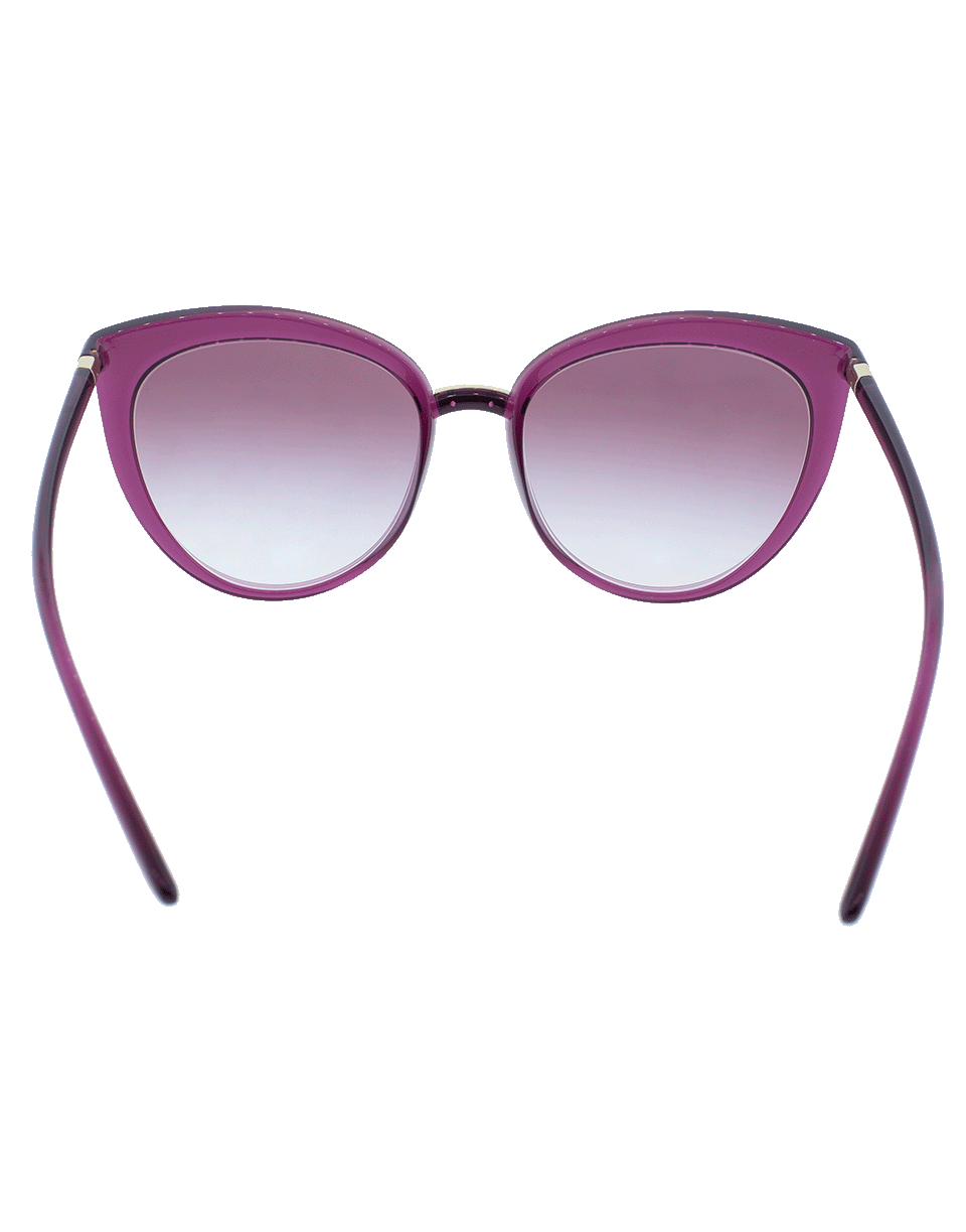 DOLCE & GABBANA-Transparent Sunglasses-CHERRY