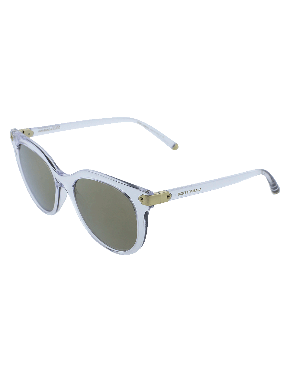 DOLCE & GABBANA-Crystal Frame Sunglasses-CRYSTAL