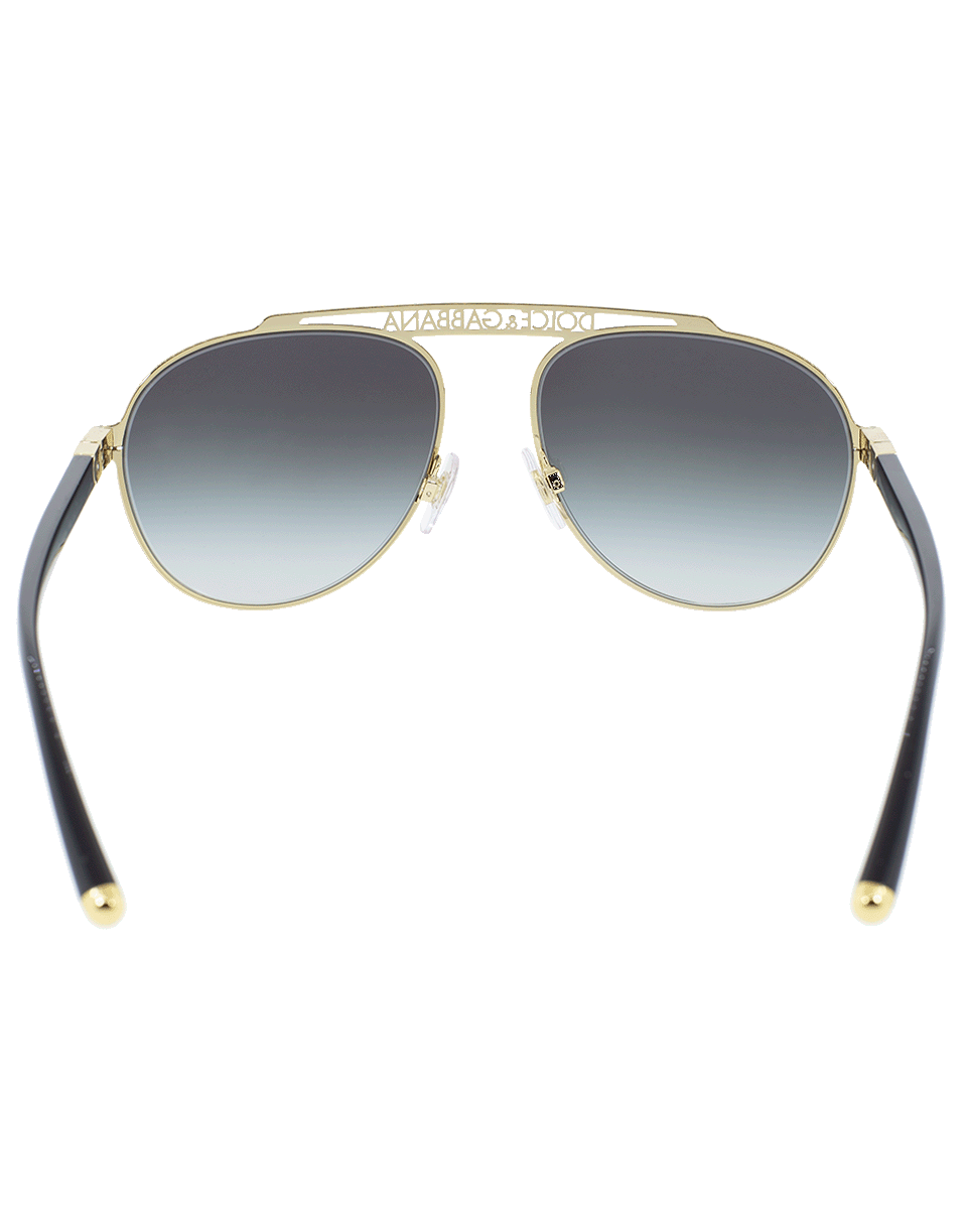 DOLCE & GABBANA-Aviator Sunglasses-GOLD