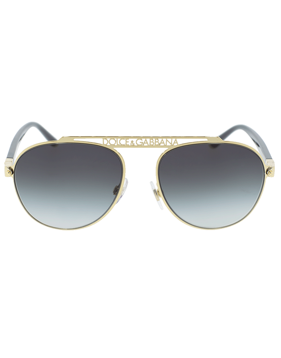 DOLCE & GABBANA-Aviator Sunglasses-GOLD
