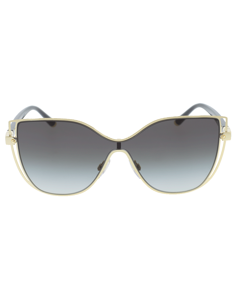 DOLCE & GABBANA-Shield Sunglasses-GOLD