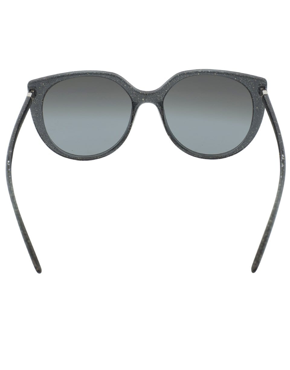 DOLCE & GABBANA-Glitter Sunglasses-GREY