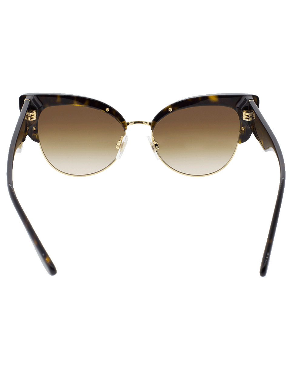 DOLCE & GABBANA-Havana Cat Eye Sunglasses-HAVANA