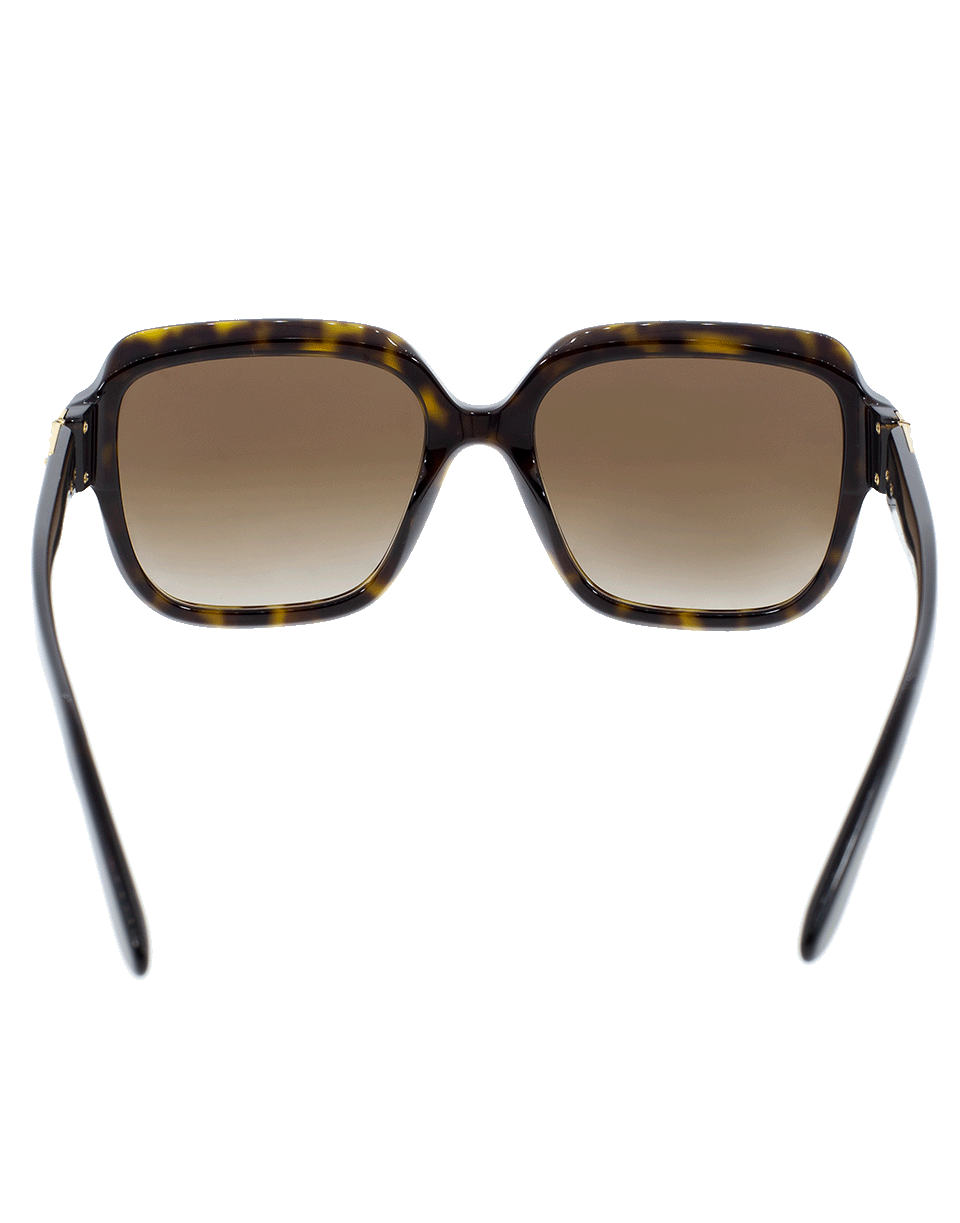 DOLCE & GABBANA-Square Sunglasses-HAVANA