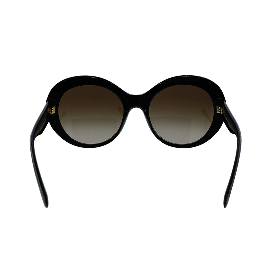 DOLCE & GABBANA-Leopard Round Sunglasses-LEOPARD