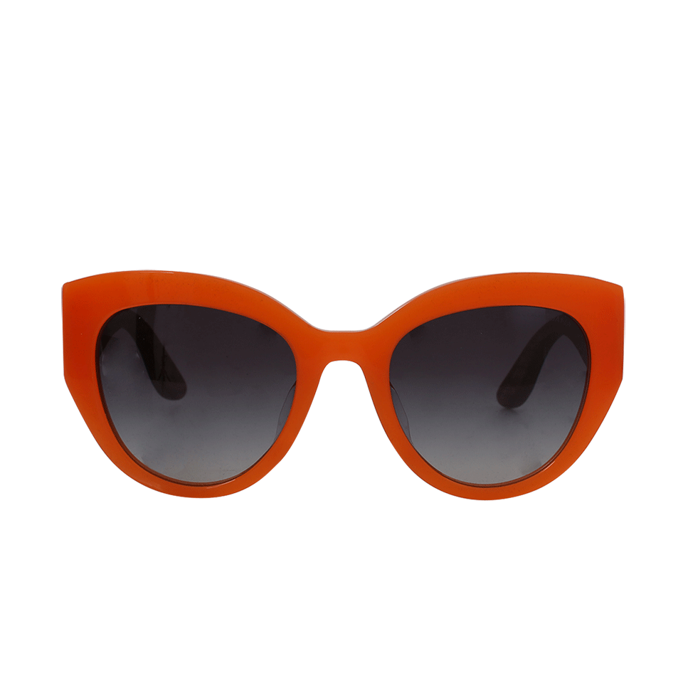 DOLCE & GABBANA-Printed Sunglasses-ORANGE