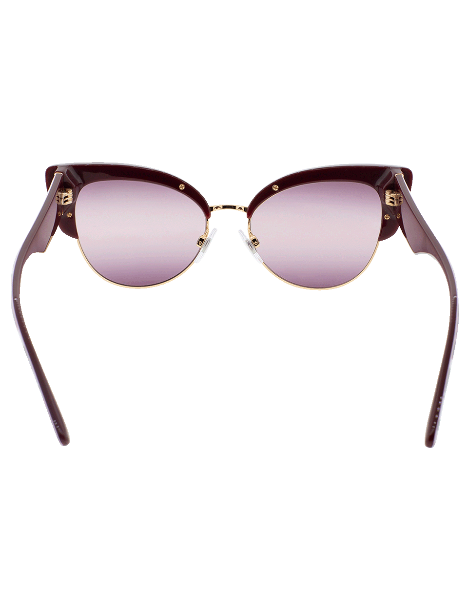 DOLCE & GABBANA-Cat Eye Sunglasses-RG/PEONY