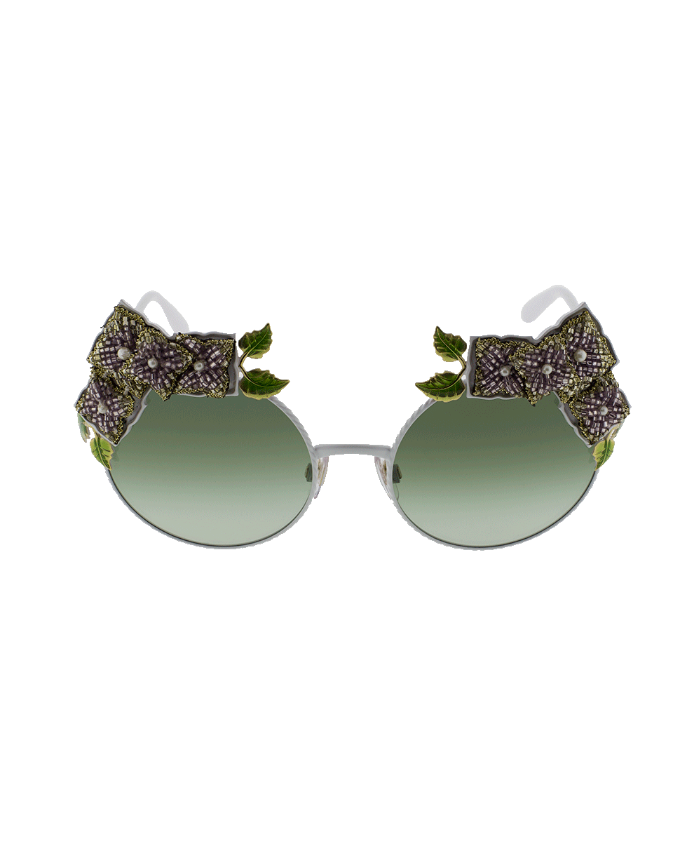 DOLCE & GABBANA-Ortensia Limited Edition Sunglasses-WHITE