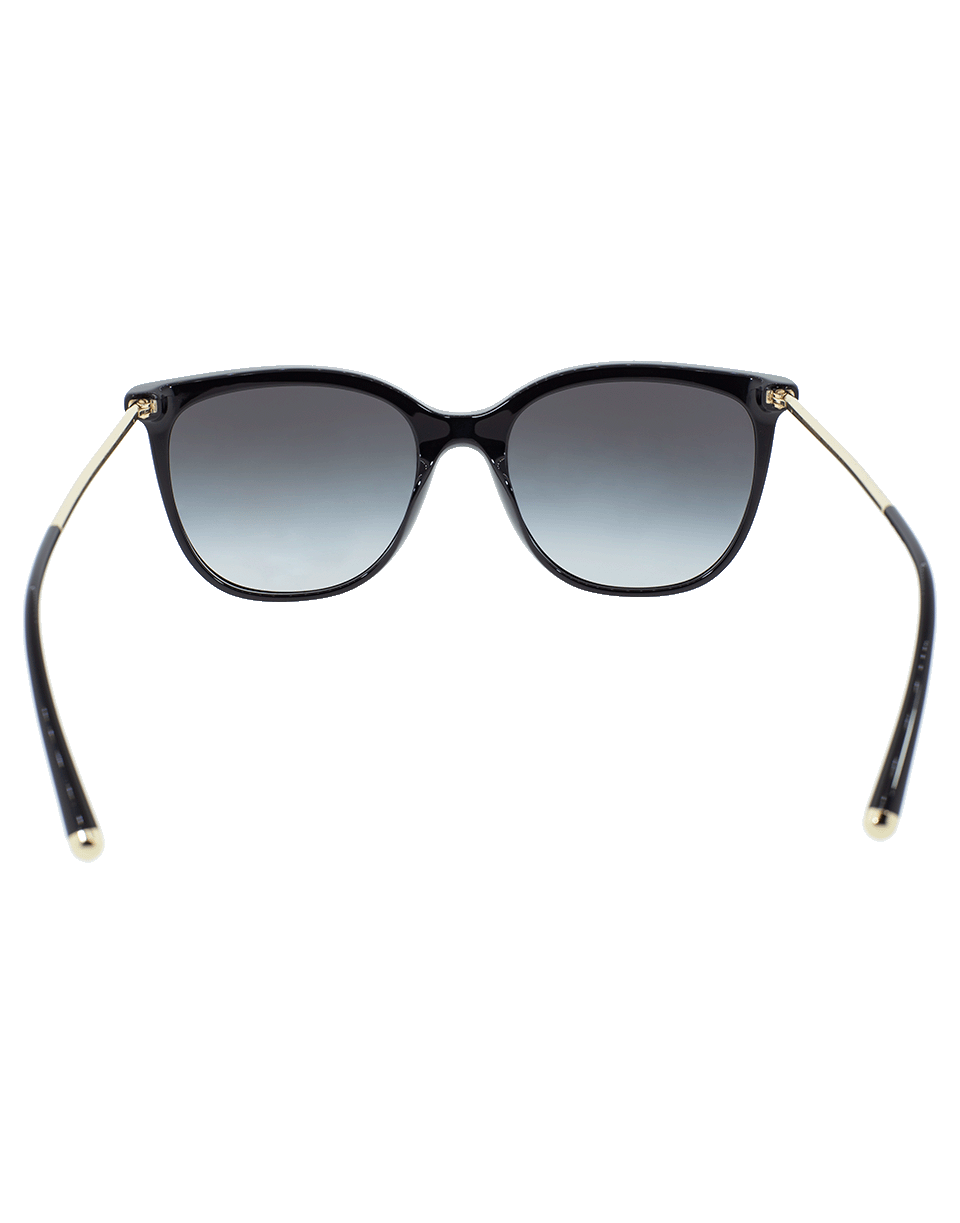 DOLCE & GABBANA-Polka Dot Sunglasses-WHT/BLK