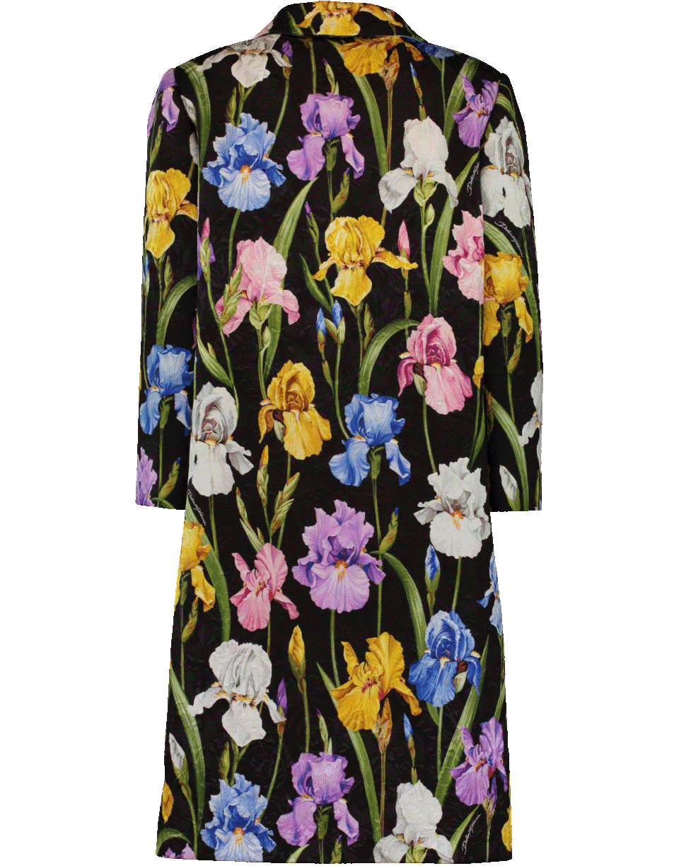 DOLCE & GABBANA-Iris Printed Coat-