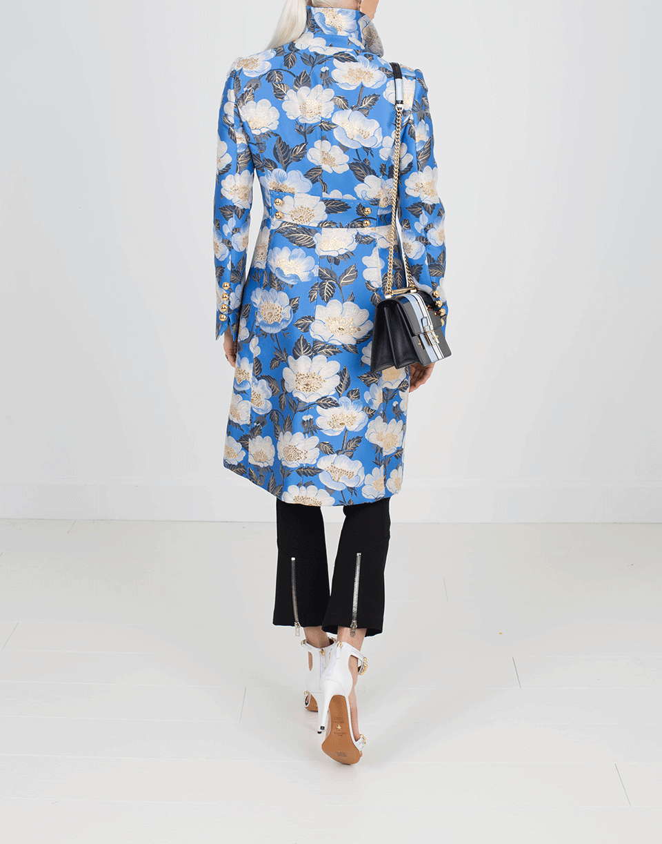 DOLCE & GABBANA-Lurex Jacquard Coat-