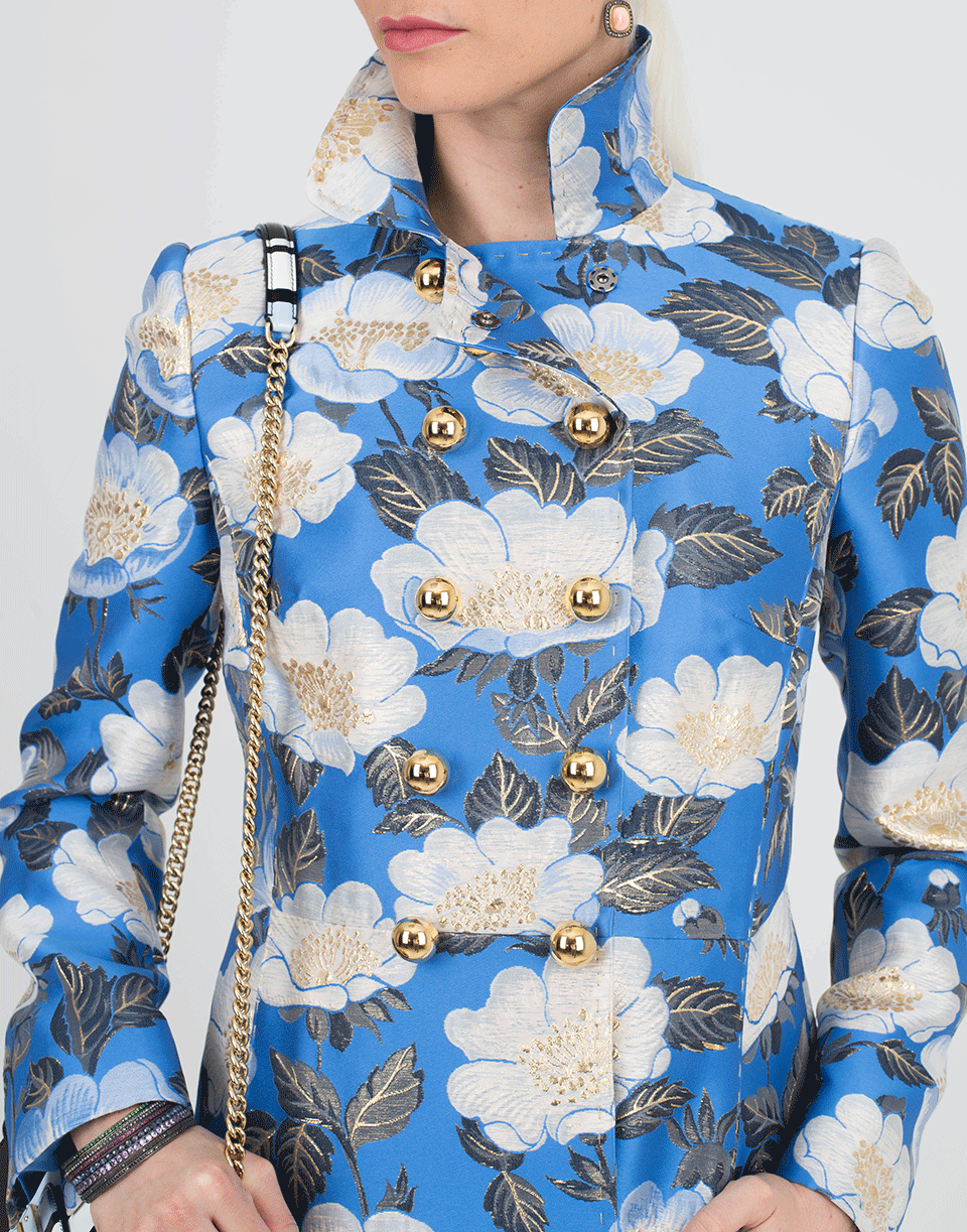 DOLCE & GABBANA-Lurex Jacquard Coat-