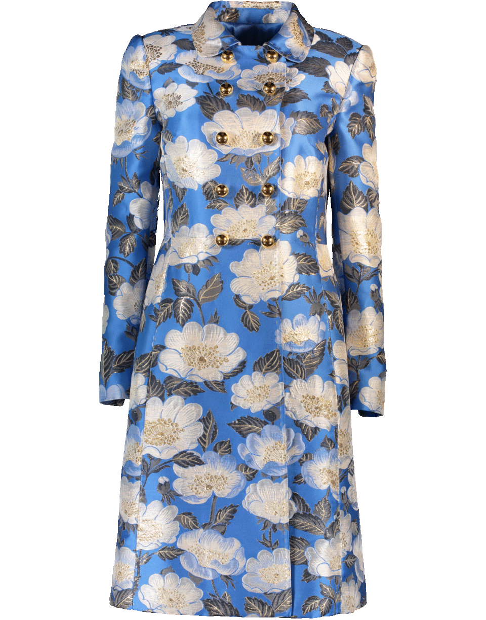DOLCE & GABBANA-Lurex Jacquard Coat-