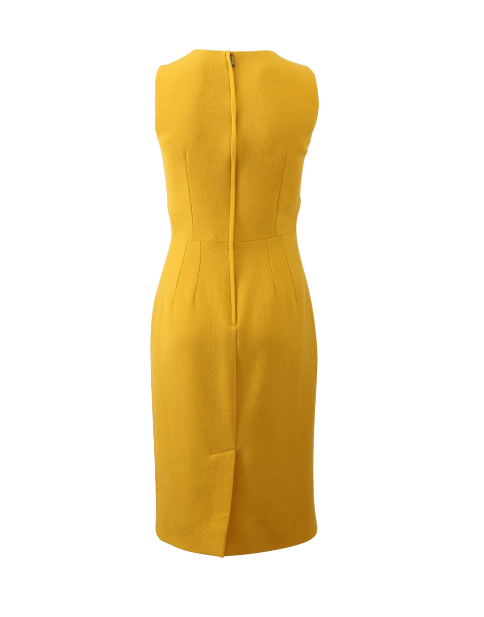 DOLCE & GABBANA-Wool Crepe Dress-