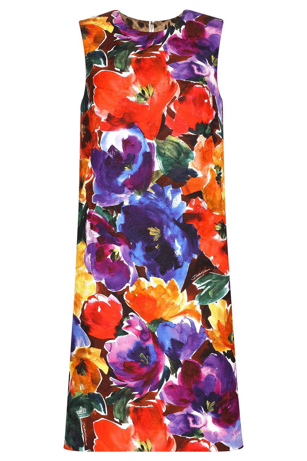 DOLCE & GABBANA-Brocade Dress-