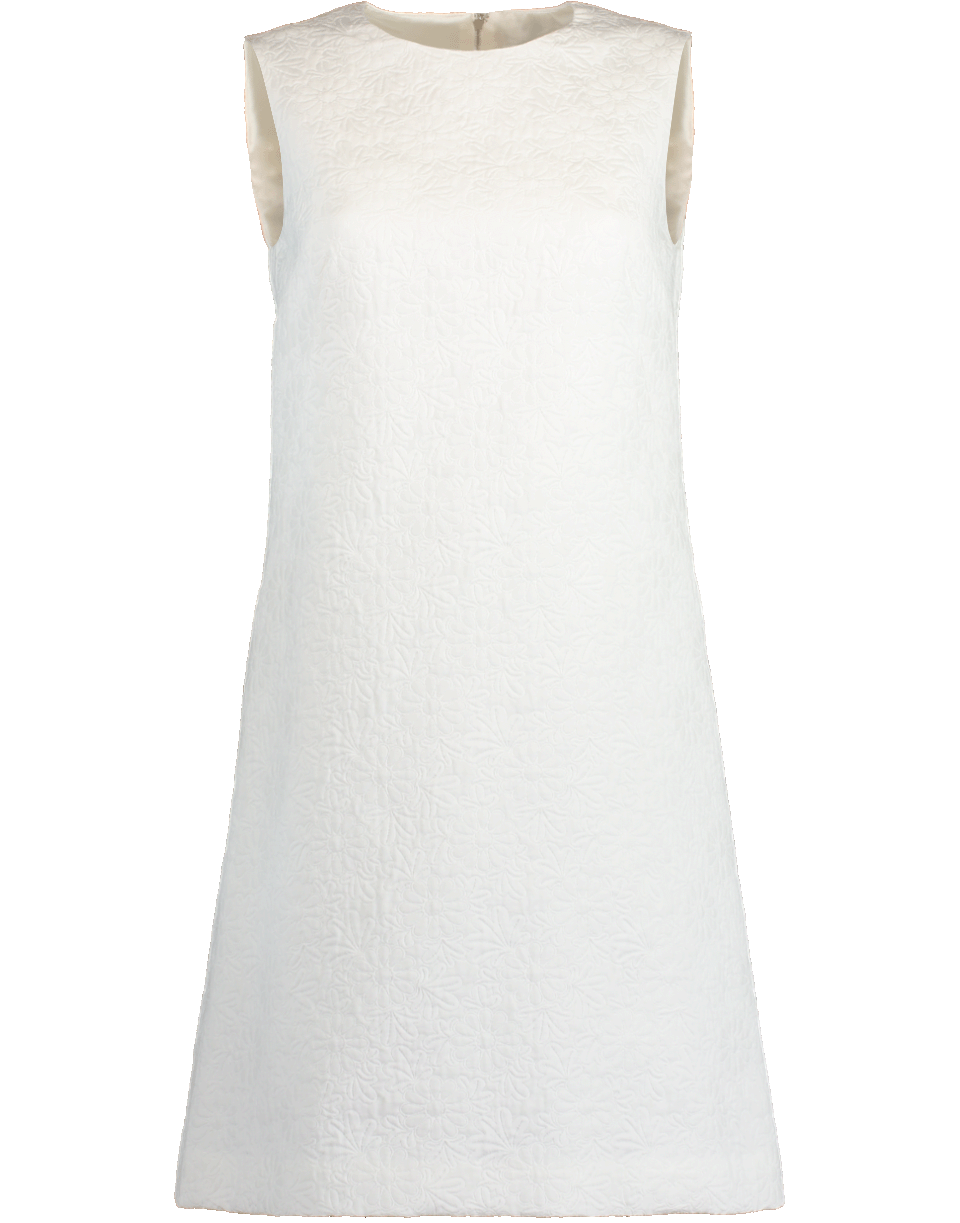DOLCE & GABBANA-Floral Jacquard Shift Dress-