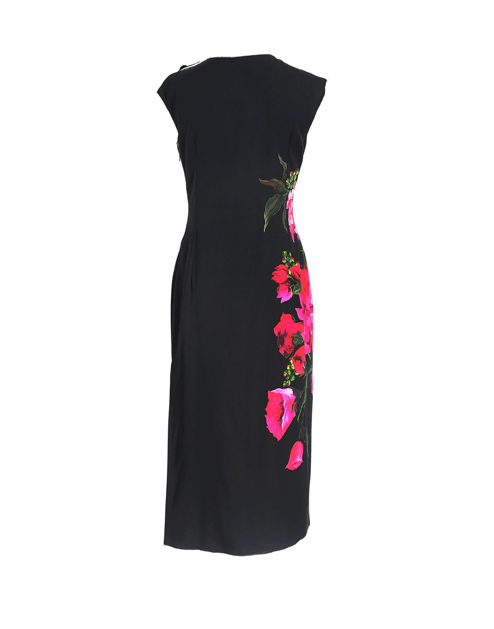 DOLCE & GABBANA-Floral Side Dress-