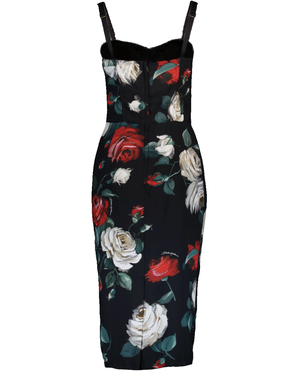 DOLCE & GABBANA-Cady Dress With Bustier-