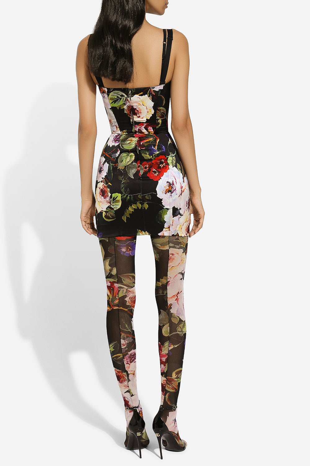 DOLCE & GABBANA-Bustier Mini Dress-