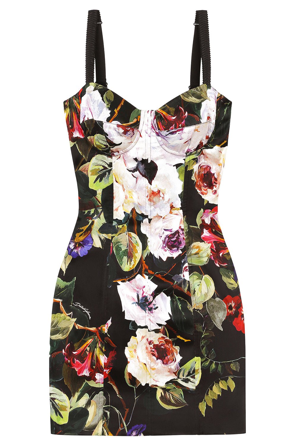 DOLCE & GABBANA-Bustier Mini Dress-
