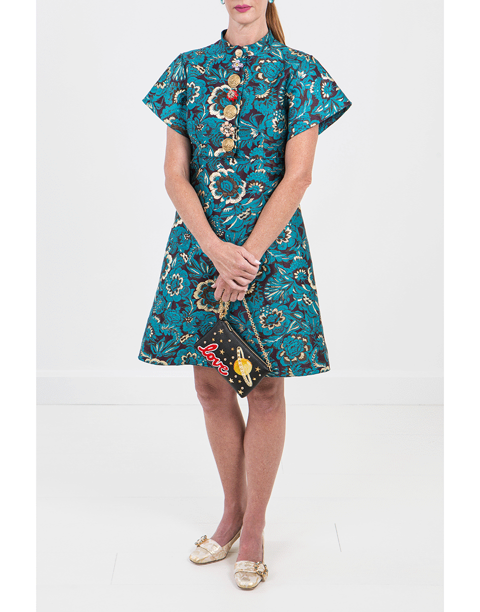 DOLCE & GABBANA-Jacquard Dress-