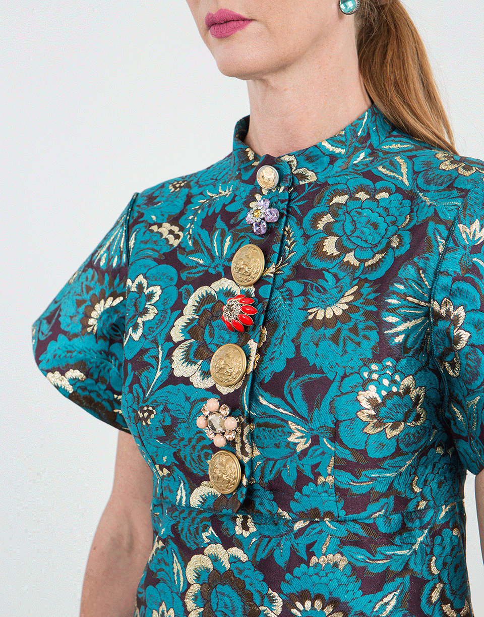 DOLCE & GABBANA-Jacquard Dress-