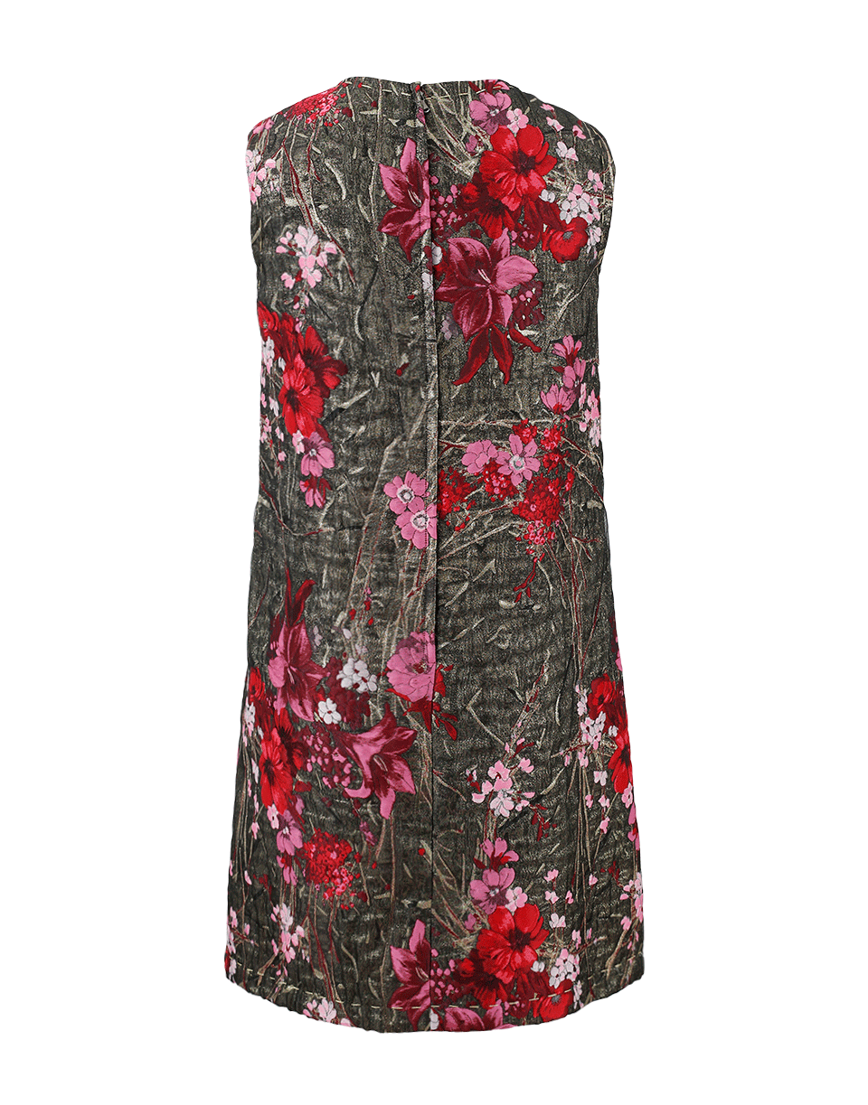 DOLCE & GABBANA-Lurex Jacquard Shift Dress-