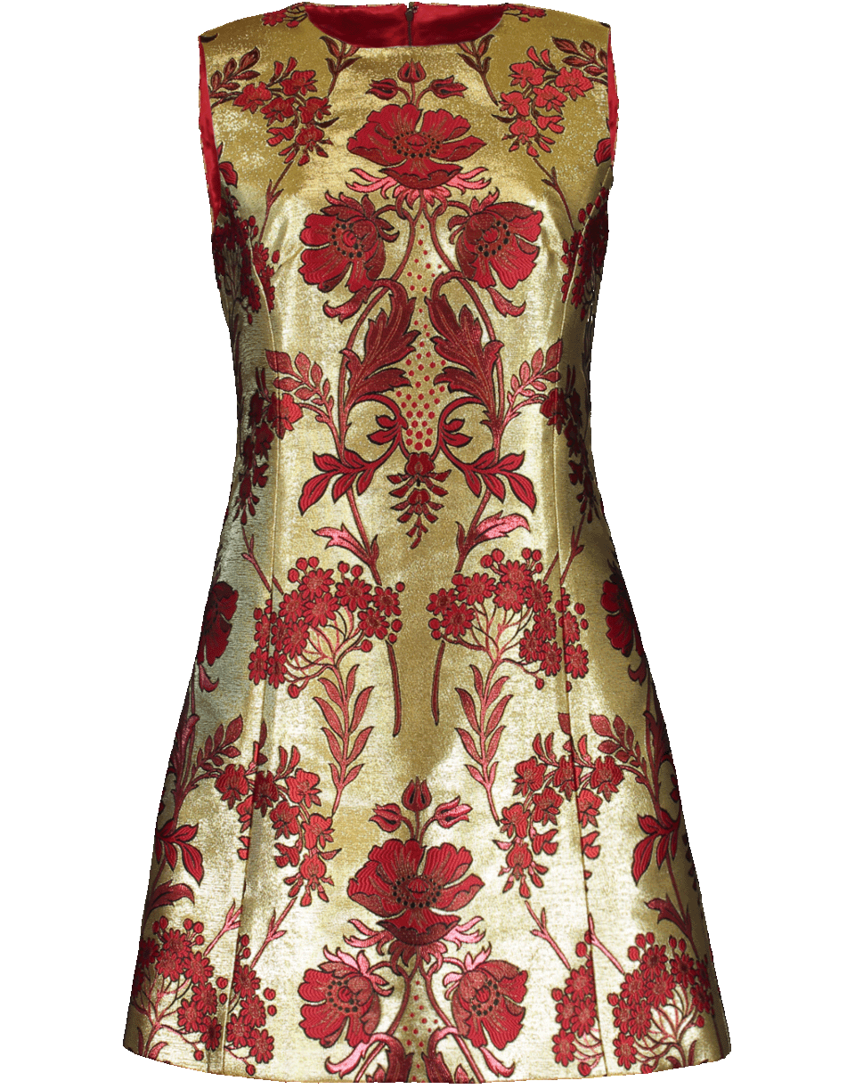 DOLCE & GABBANA-Lurex Jacquard Dress-