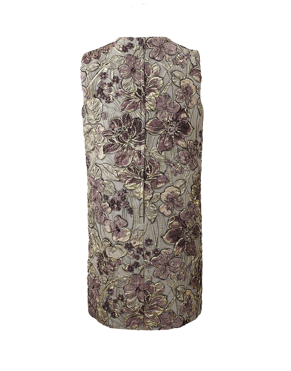 DOLCE & GABBANA-Floral Jacquard Shift Dress-