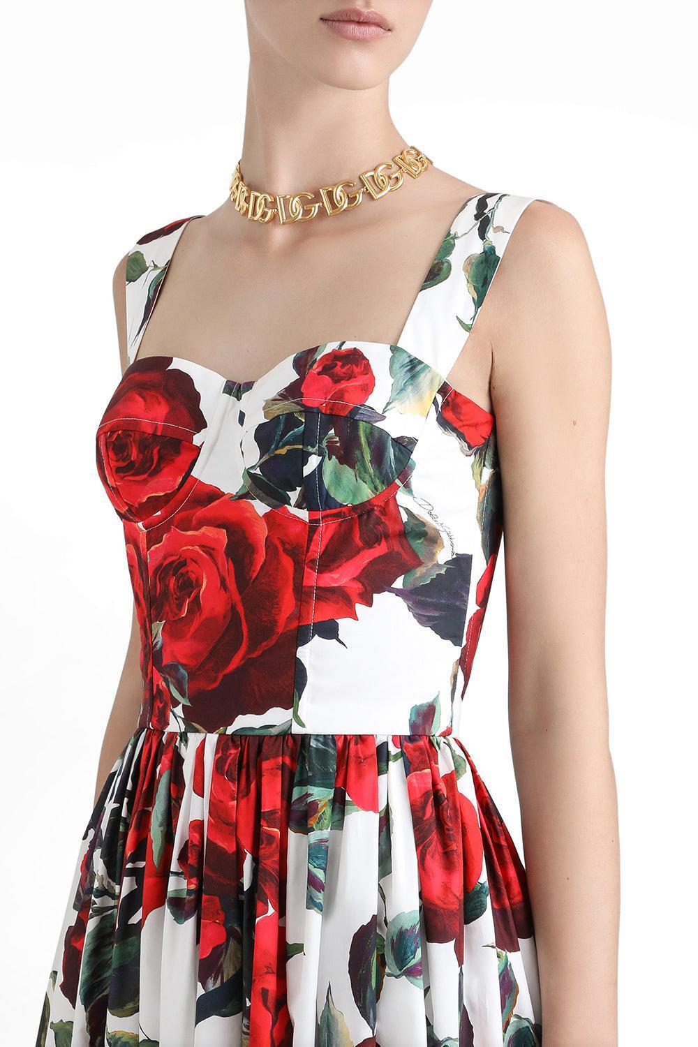 Midi Tank Dress-ROSA-40-CLOTHINGDRESSCASUAL-DOLCE & GABBANA