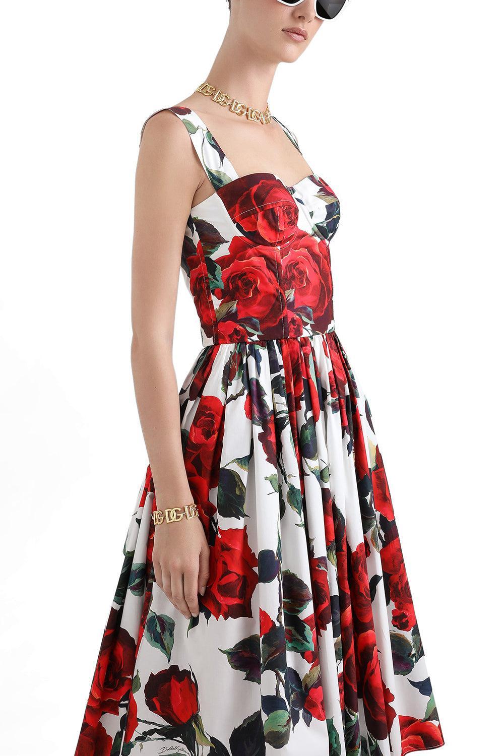 Midi Tank Dress-ROSA-40-CLOTHINGDRESSCASUAL-DOLCE & GABBANA