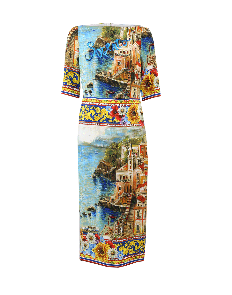 DOLCE & GABBANA-Printed Sorento Dress-