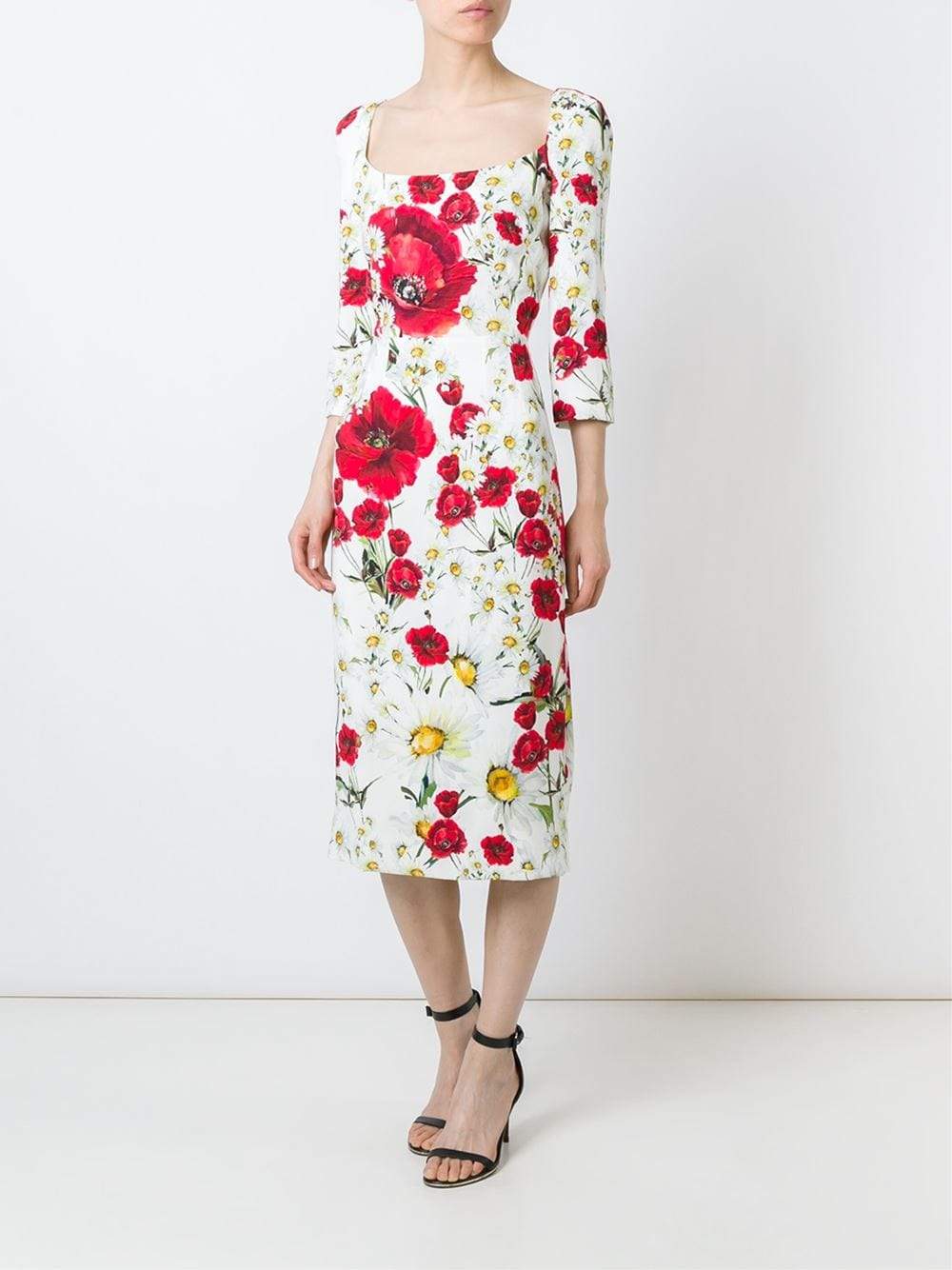 DOLCE & GABBANA-Daisy Poppy Dress-