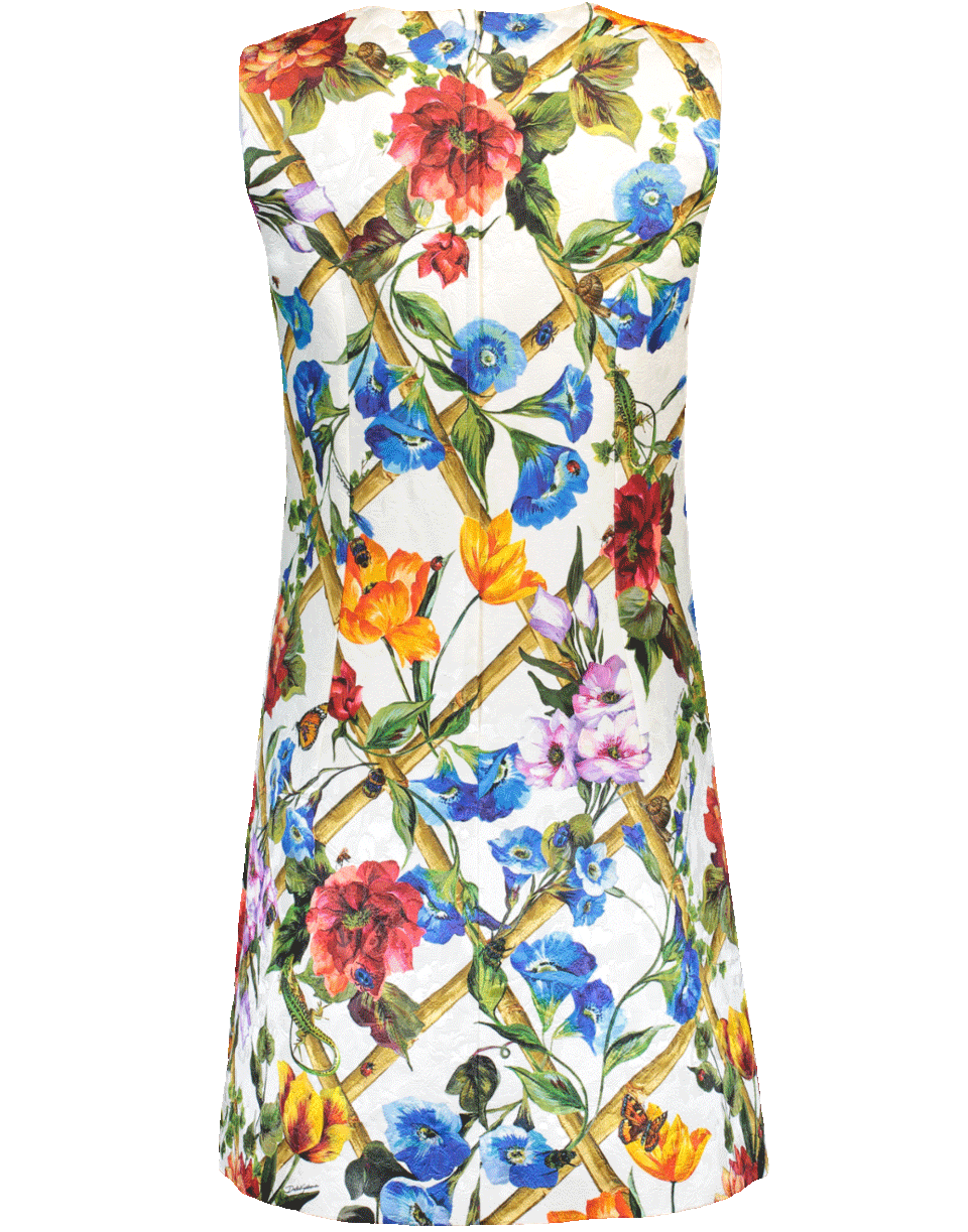 DOLCE & GABBANA-Floral Bamboo Classic Dress-