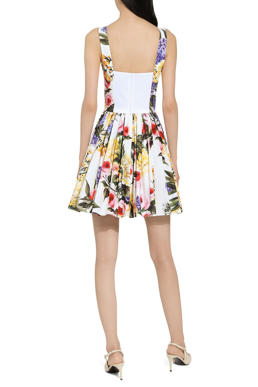 DOLCE & GABBANA-Corset Flare Dress-