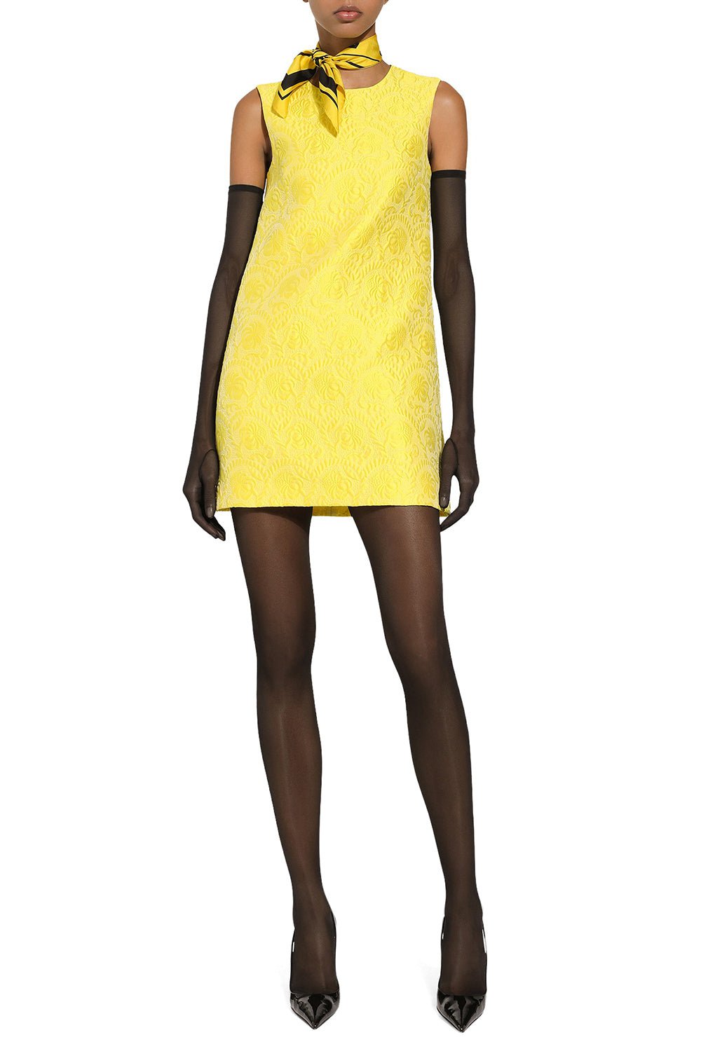 DOLCE & GABBANA-Mini Shift Dress-