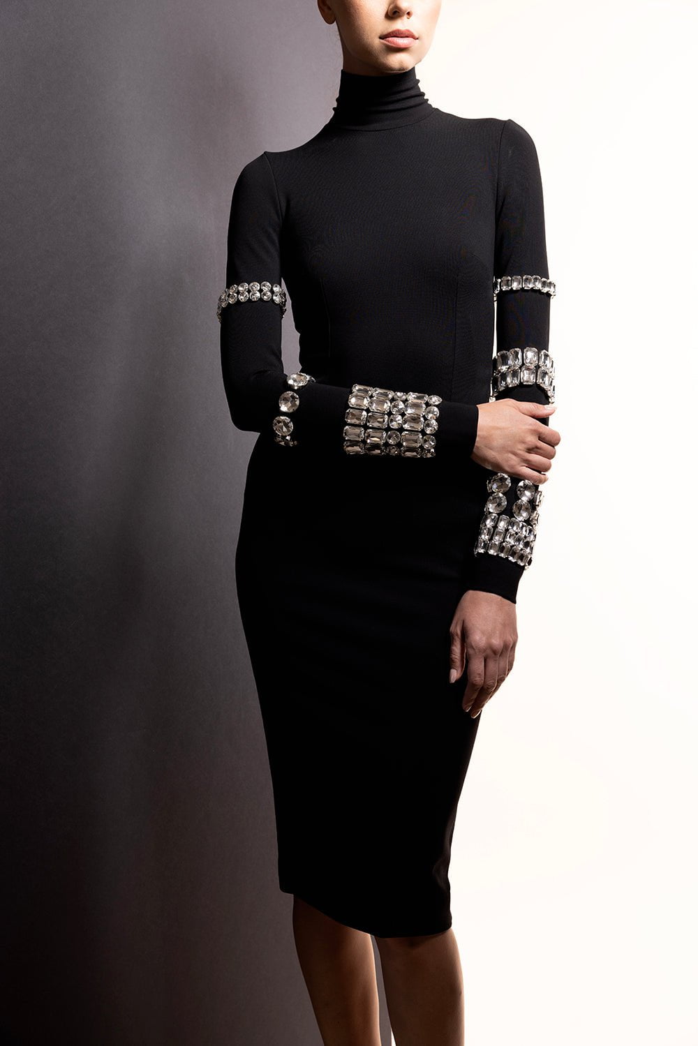 DOLCE & GABBANA-Milano Stretch Dress-